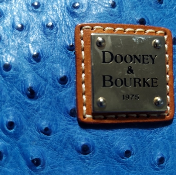 Dooney and Bourke Blue pebble leather tote - Picture 5 of 7
